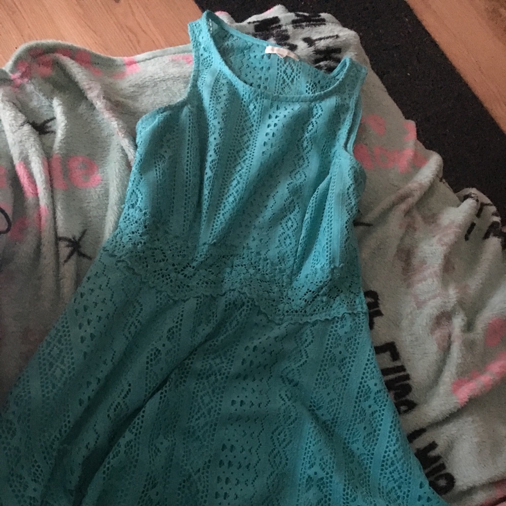 Blue dress